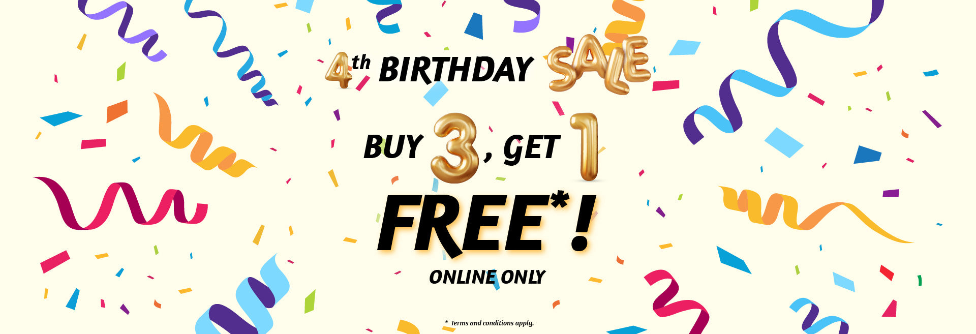 Birthday Sale 2023 – Terms & Conditions