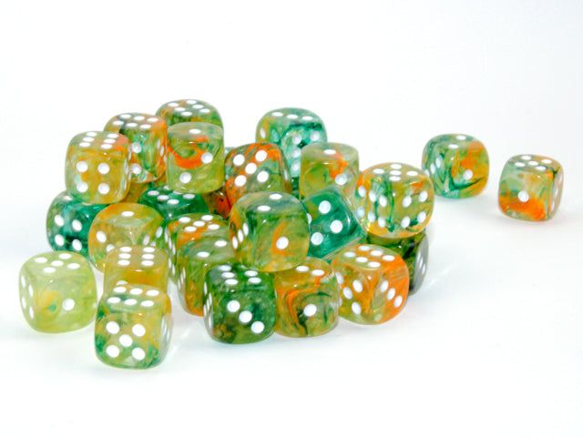 CHX 27955 Nebula Spring/white Luminary (12mm D6 36-Dice Set)