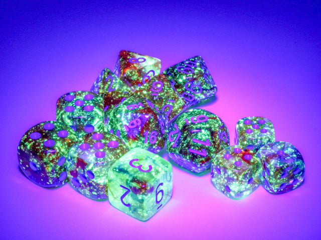CHX 27959 Nebula Primary/blue Luminary (12mm D6 36-Dice Set)