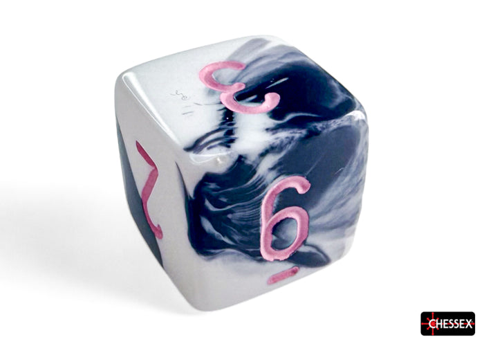 CHX 26469 Gemini Black-White/pink (Polyhedral 7-Die Set)