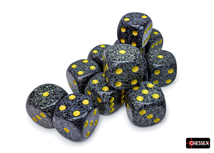CHX 25728 Speckled Urban Camo (16mm D6 12-Dice Set)