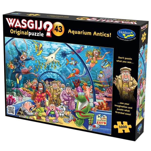 WASGIJ? Original 43 Aquarium Antics! 1000pc Puzzle Goldfields Toys