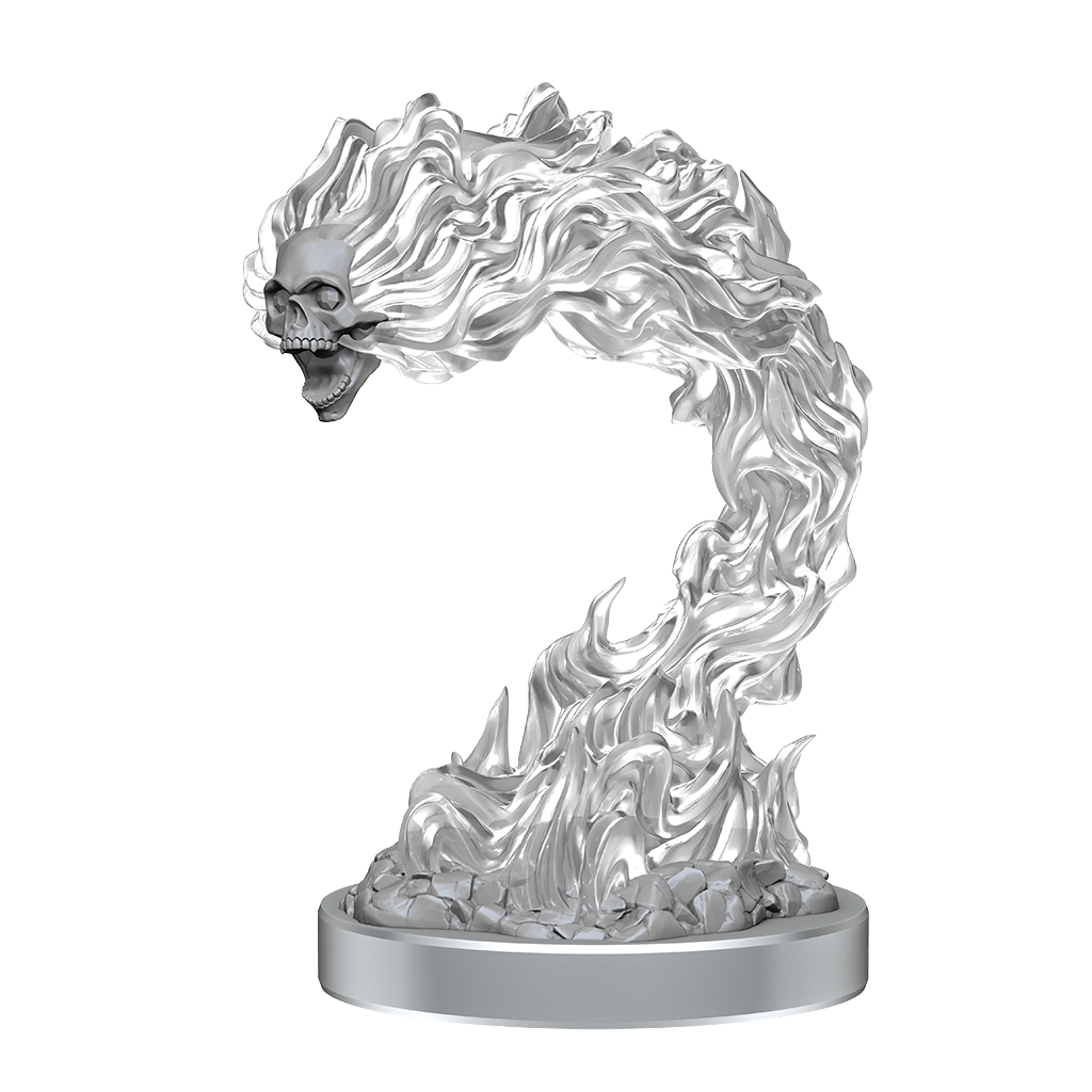 Dark Spellcaster & Flameskulls (D&D Nolzurs Marvelous Unpainted Miniatures)