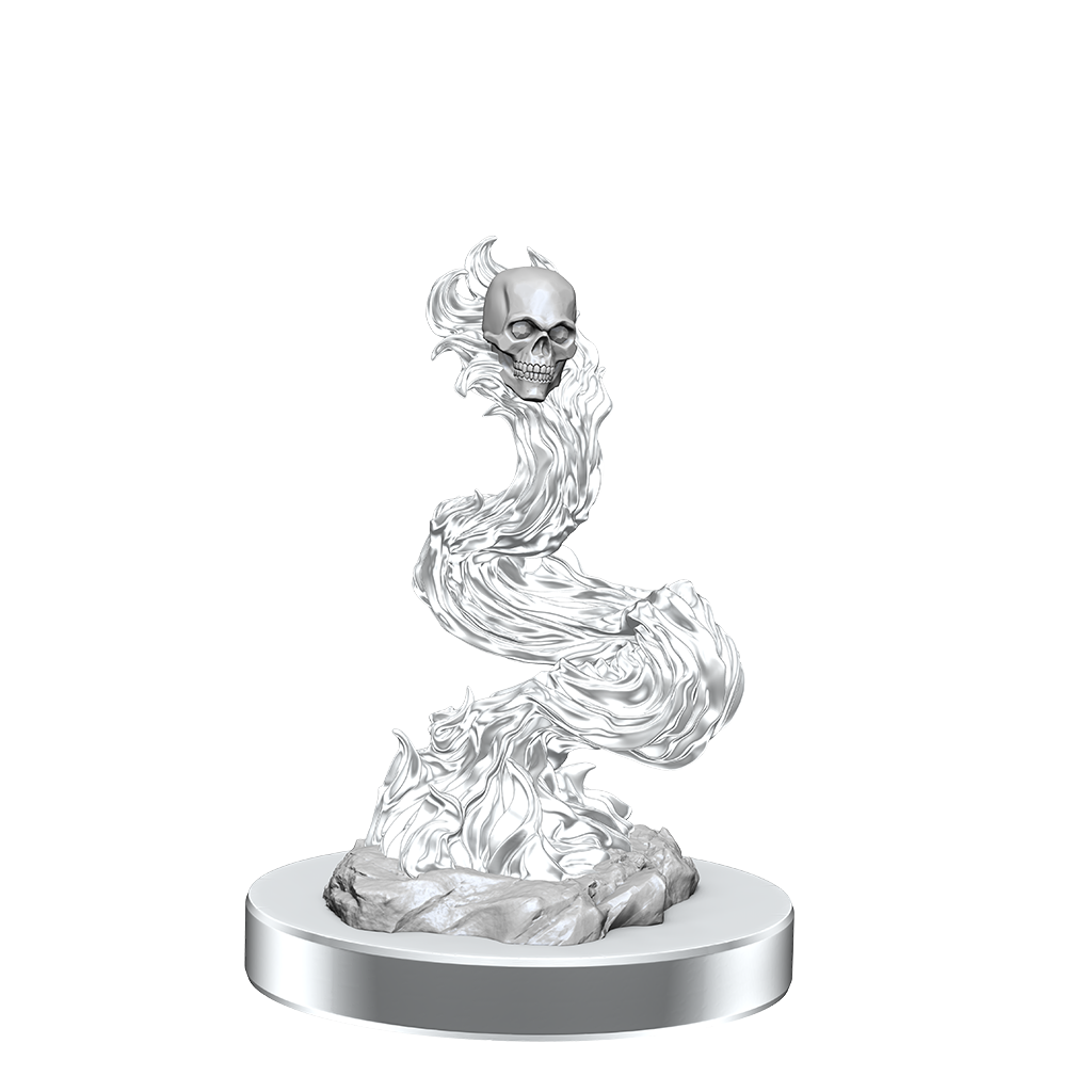 Dark Spellcaster & Flameskulls (D&D Nolzurs Marvelous Unpainted Miniatures)