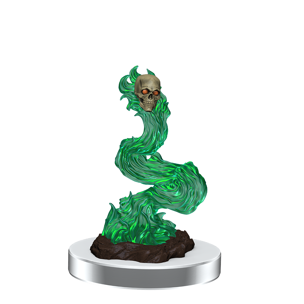 Dark Spellcaster & Flameskulls (D&D Nolzurs Marvelous Unpainted Miniatures)