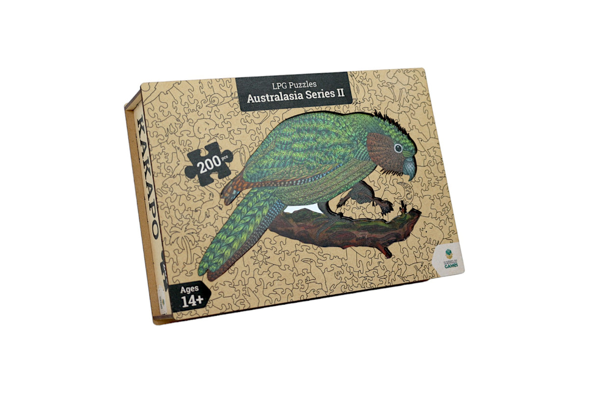 Kakapo 200pc - Australasia Wooden Series (LPG Puzzles)