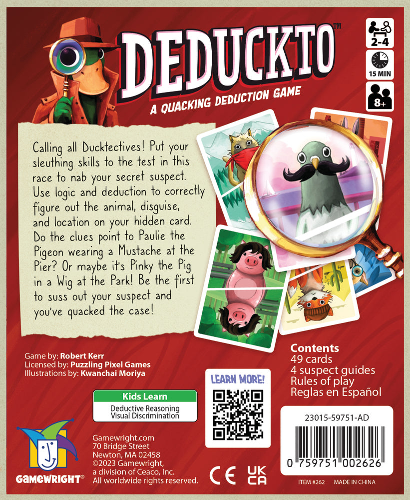 Deduckto - A Quacking Deduction Game