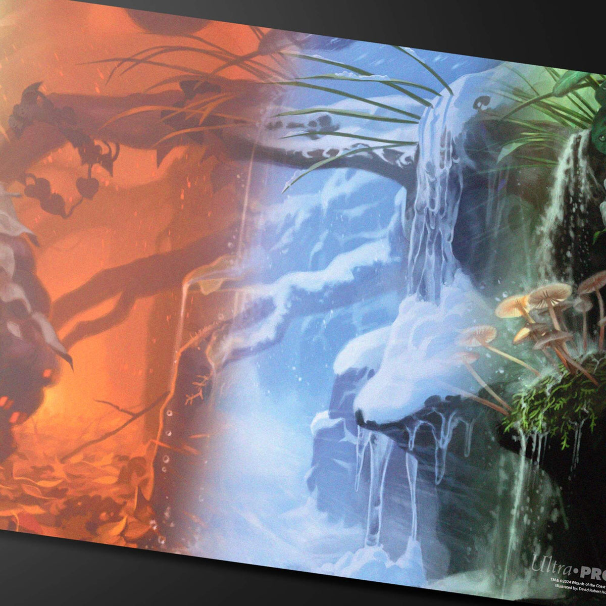 ULTRA PRO Magic MTG Playmat - Bloomburrow Season Lands: Forest