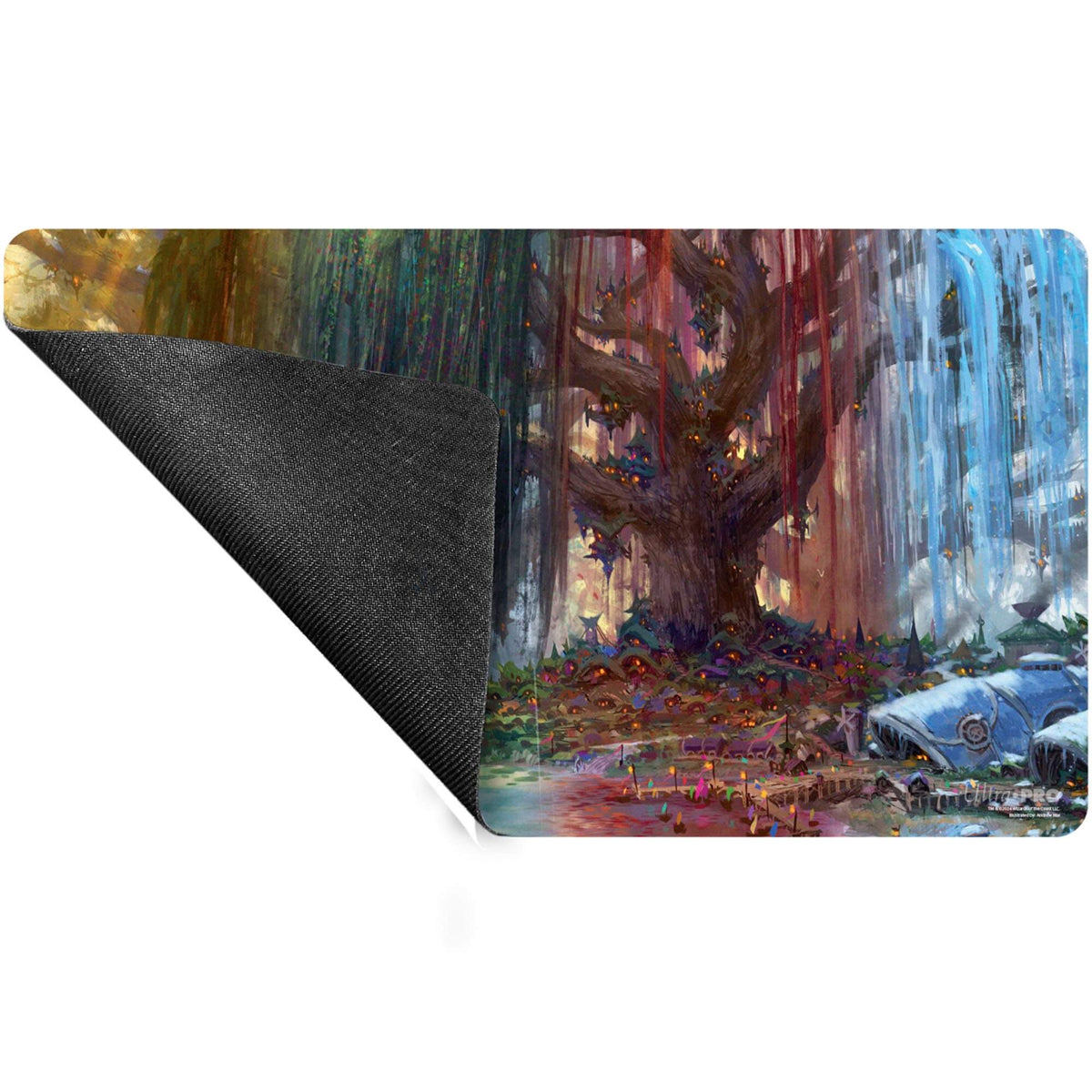 ULTRA PRO Magic MTG Playmat - Bloomburrow Season Lands: Three Tree City (Four Seasons) AR Enhanced