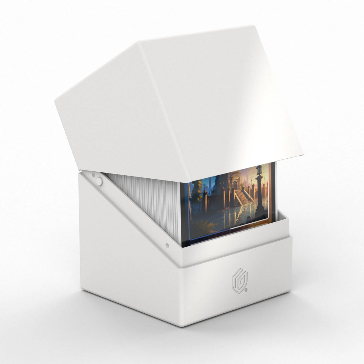 Ultimate Guard Boulder 100+ Solid Deck Box - White