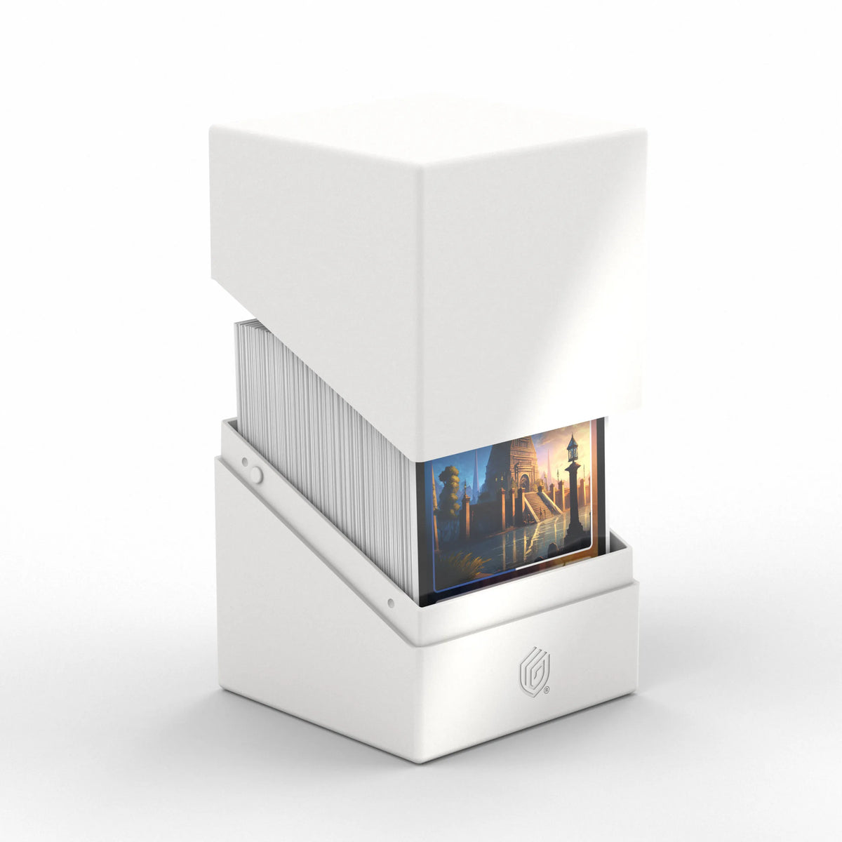 Ultimate Guard Boulder 100+ Solid Deck Box - White