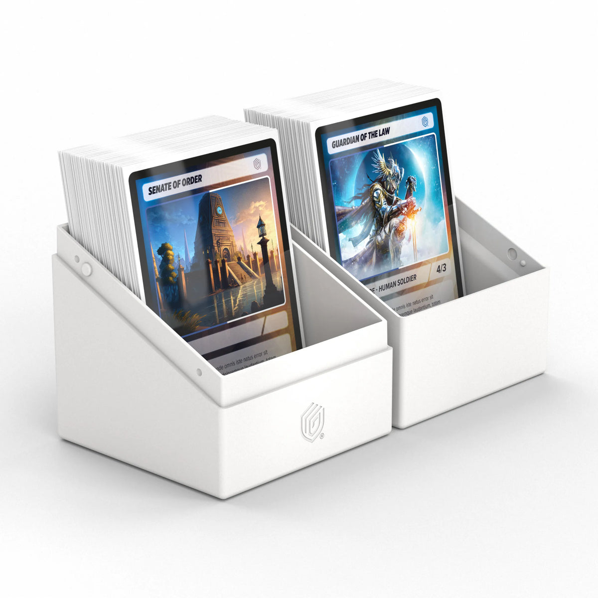 Ultimate Guard Boulder 100+ Solid Deck Box - White