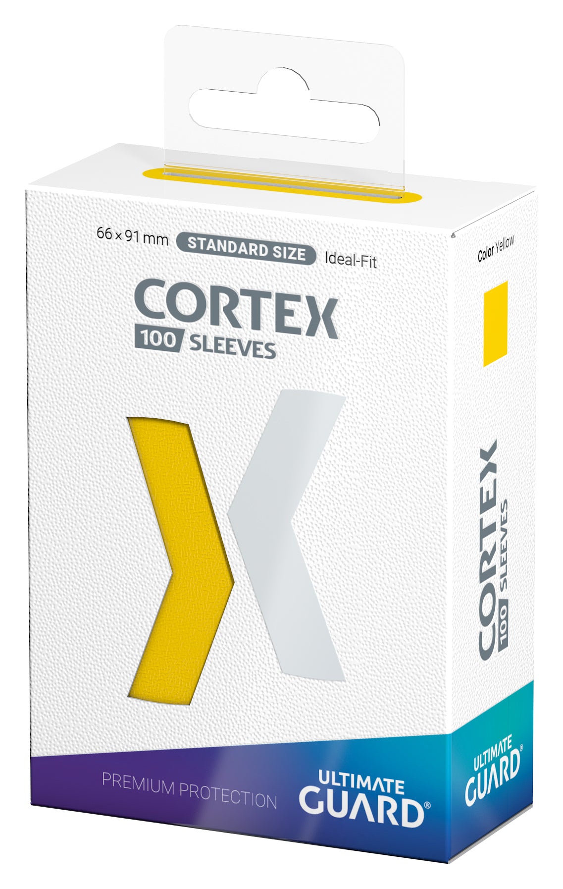 Ultimate Guard Cortex Sleeves - Yellow - Standard-Size (100 Sleeves)