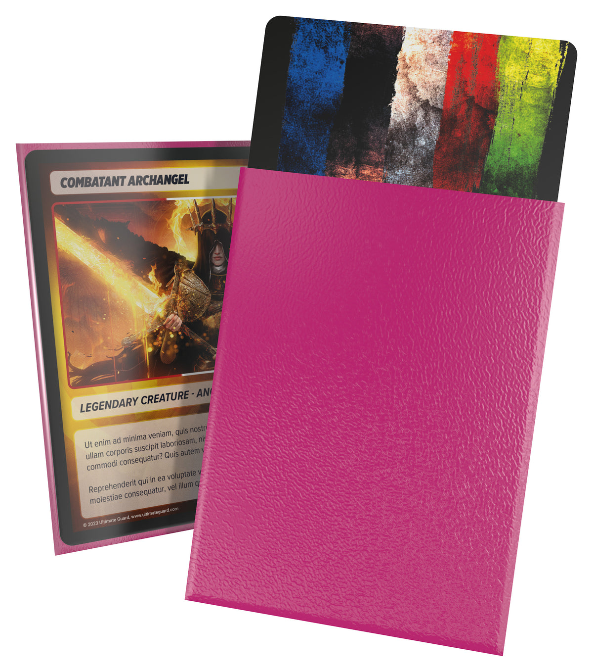 Ultimate Guard Cortex Matte Sleeves - Pink - Standard-Size (100 Sleeves)