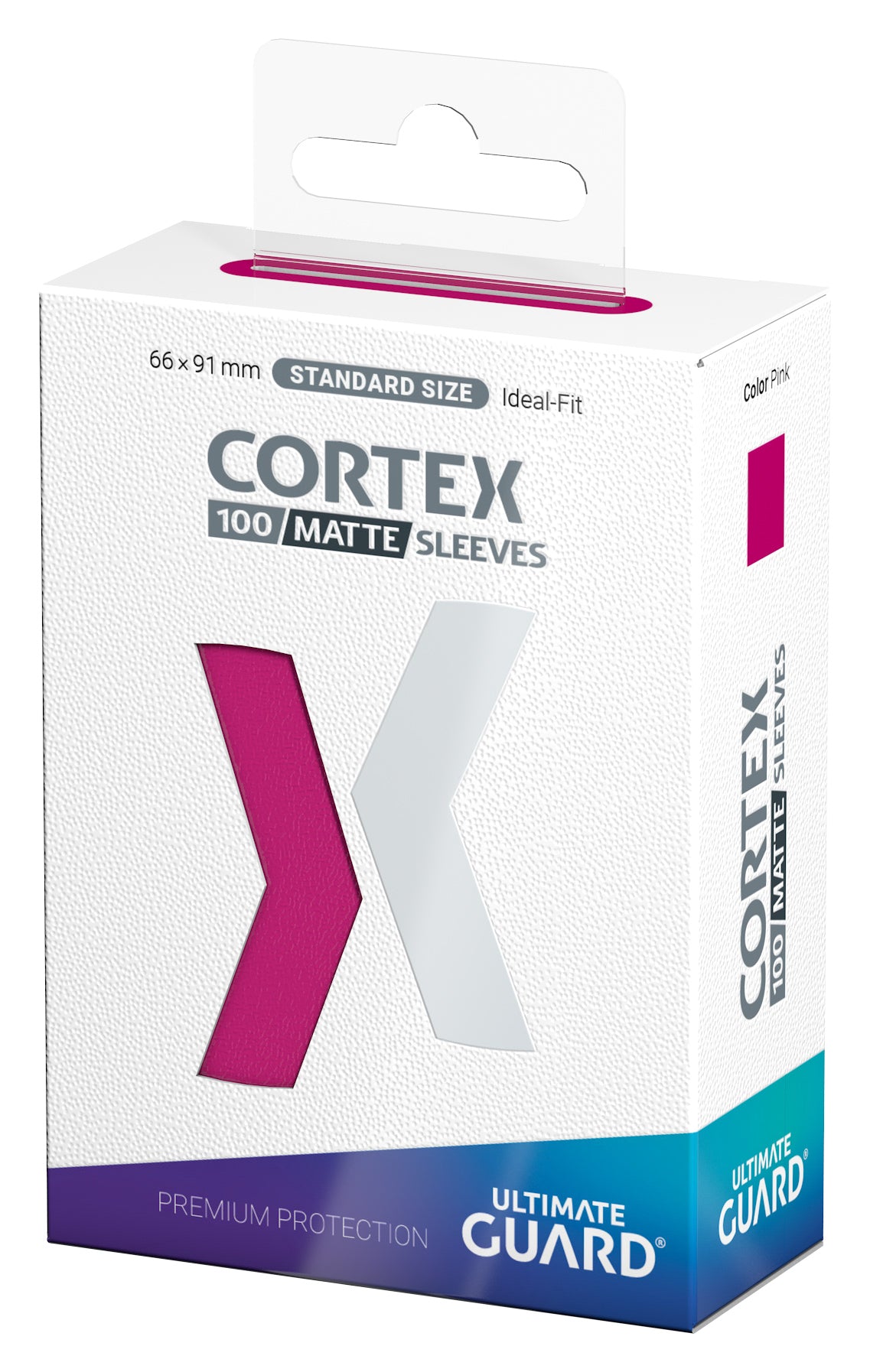 Ultimate Guard Cortex Matte Sleeves - Pink - Standard-Size (100 Sleeves)