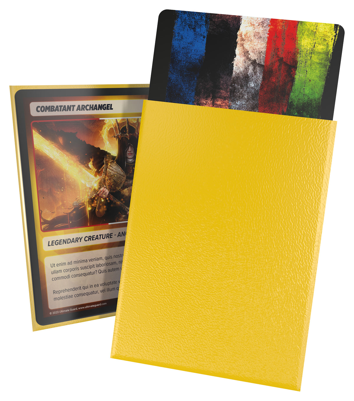 Ultimate Guard Cortex Matte Sleeves - Yellow - Standard-Size (100 Sleeves)