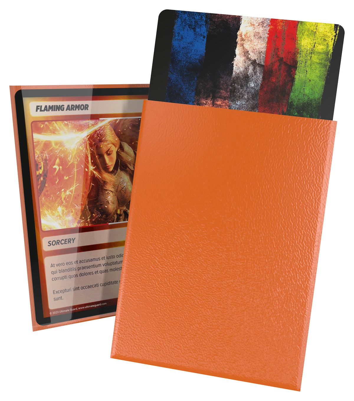 Ultimate Guard Cortex Sleeves - Orange - Standard-Size (100 Sleeves)