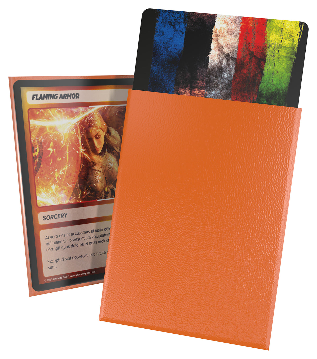 Ultimate Guard Cortex Matte Sleeves - Orange - Standard-Size (100 Sleeves)