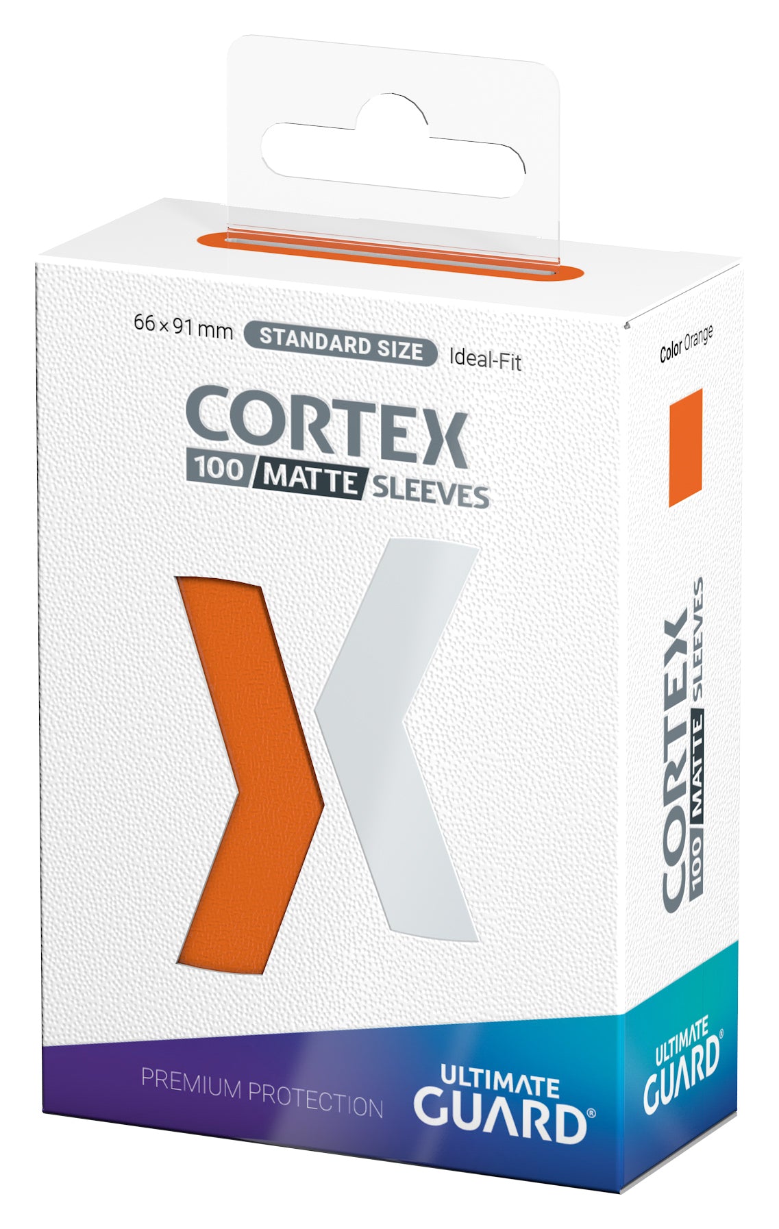 Ultimate Guard Cortex Matte Sleeves - Orange - Standard-Size (100 Sleeves)