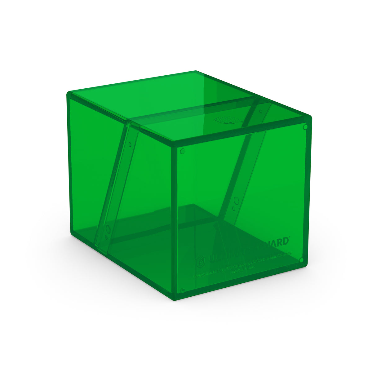 Ultimate Guard Boulder 100+ Clear Deck Box - Emerald