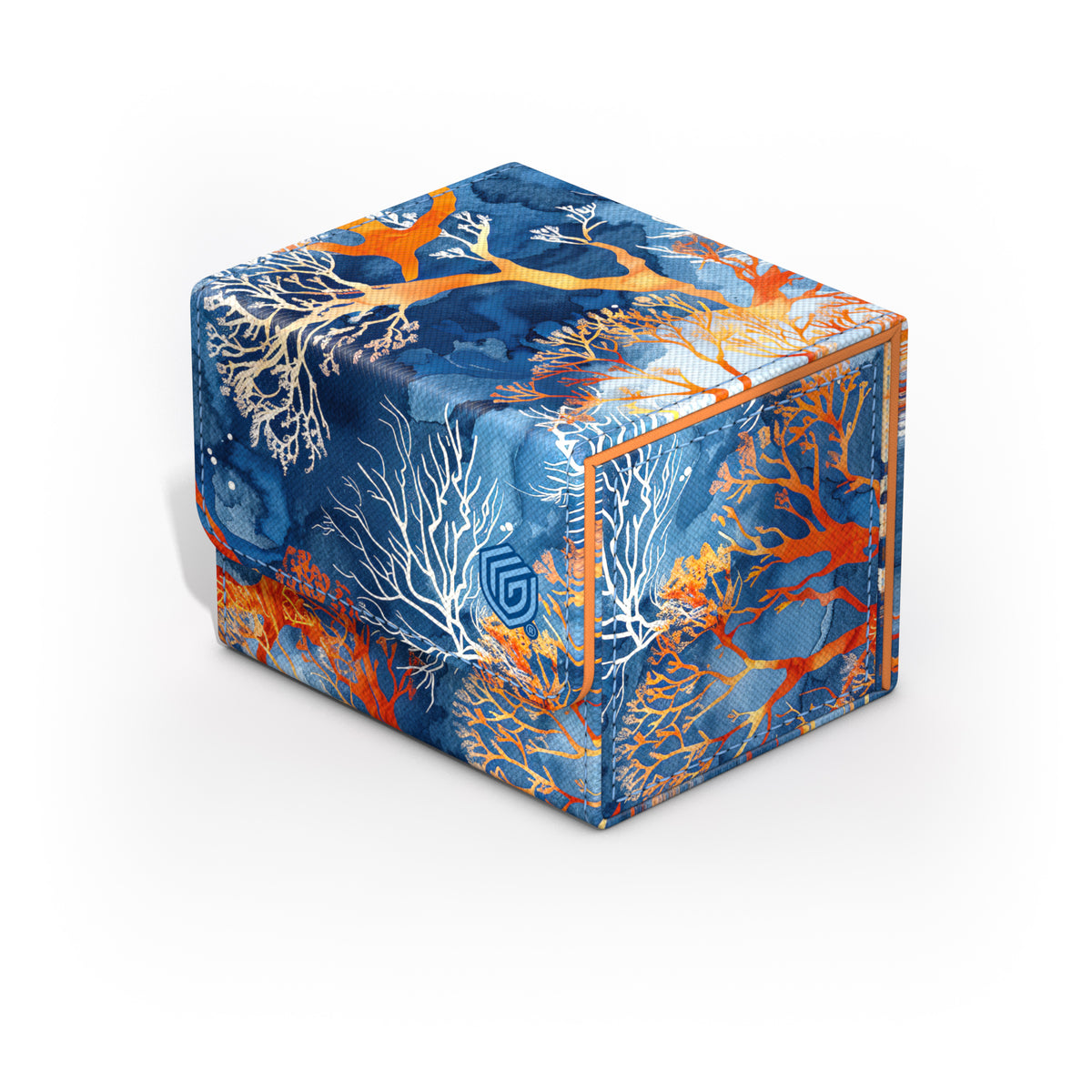 Ultimate Guard XenoSkin Sidewinder 100+ Deck Box - Fiery Reef (2025 Exclusive: Coral Places)