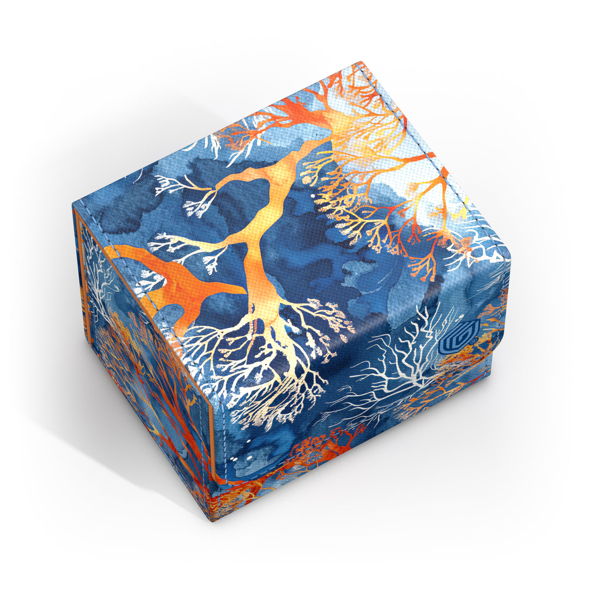 Ultimate Guard XenoSkin Sidewinder 100+ Deck Box - Fiery Reef (2025 Exclusive: Coral Places)