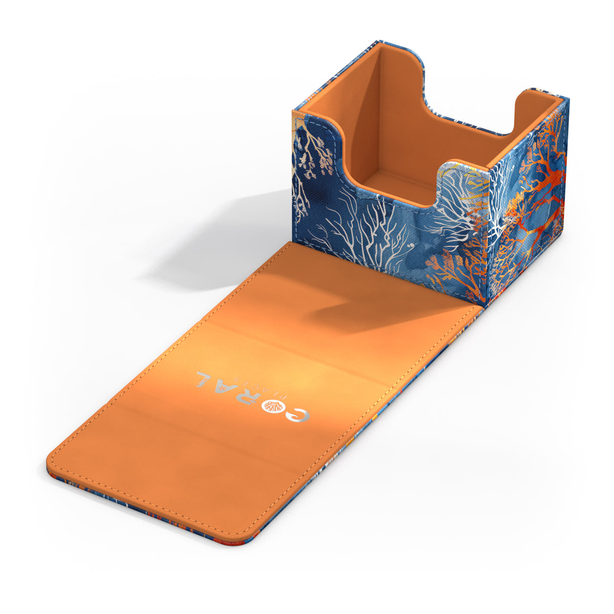 Ultimate Guard XenoSkin Sidewinder 100+ Deck Box - Fiery Reef (2025 Exclusive: Coral Places)