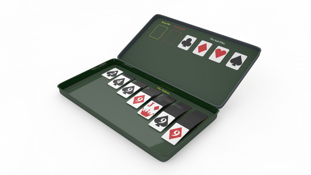 Magnetic Solitaire - Travel Tin (The Purple Cow)