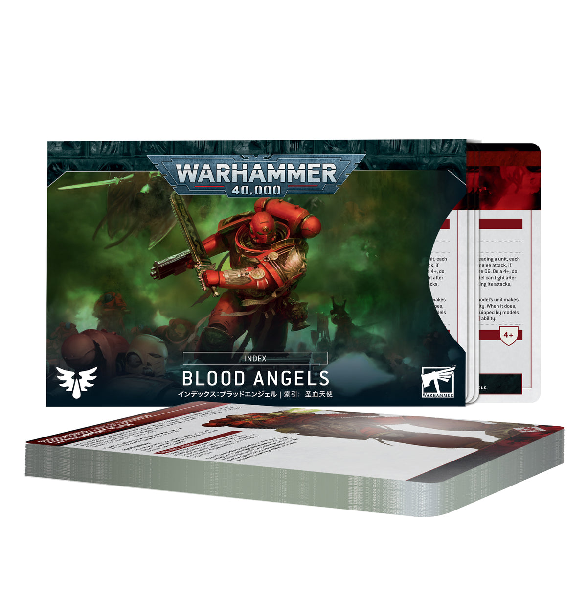 Index Cards: Blood Angels (Warhammer 40000)