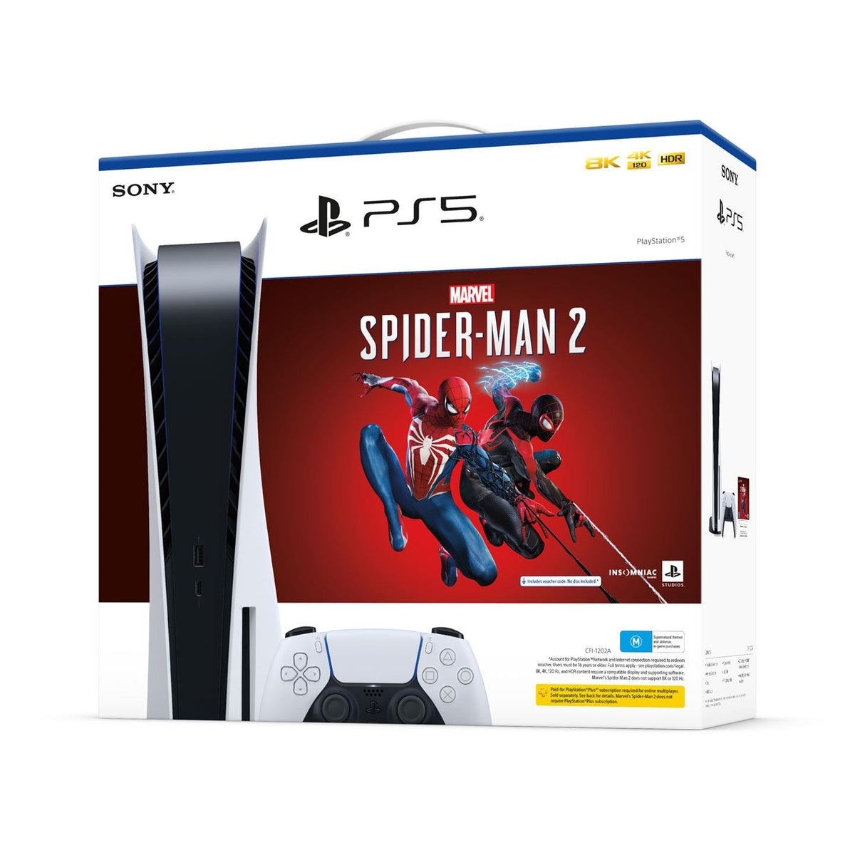 PS5 PlayStation 5 Console + Marvel's Spider-Man 2 Bundle