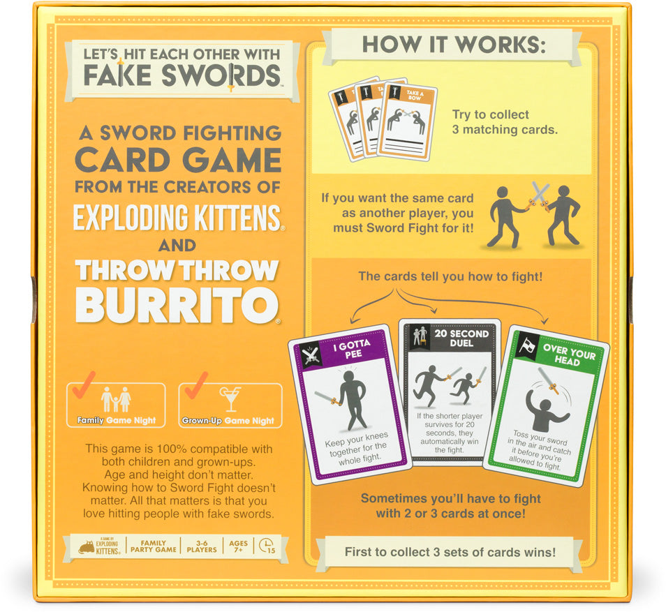 Let's Hit Each Other With Fake Swords