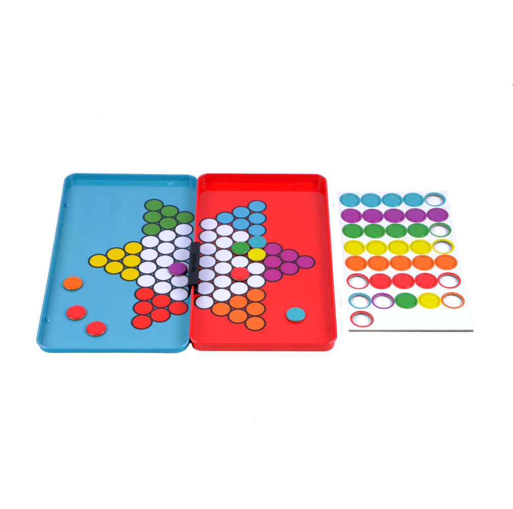 Magnetic Chinese Checkers - Travel Tin (The Purple Cow)