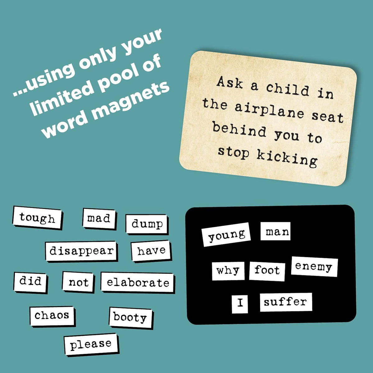 Ransom Notes - The Ridiculous Word Magnet Game