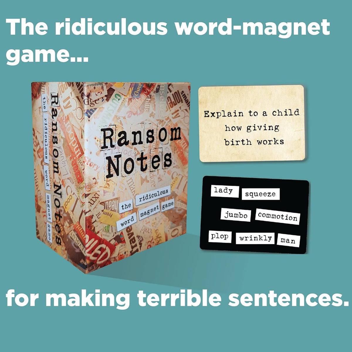 Ransom Notes - The Ridiculous Word Magnet Game