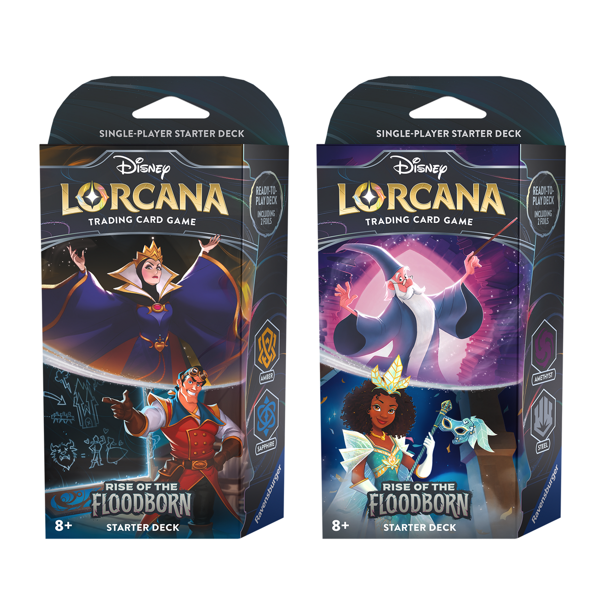 Disney Lorcana TCG: Rise of the Floodborn - Starter Deck Combo