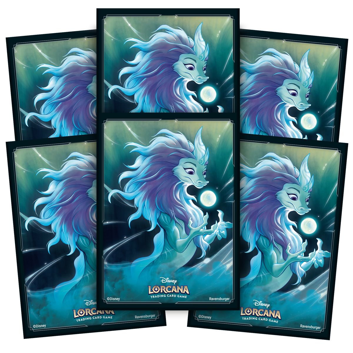 Disney Lorcana TCG: Card Sleeves - Sisu, Divine Water Dragon (Enchanted)