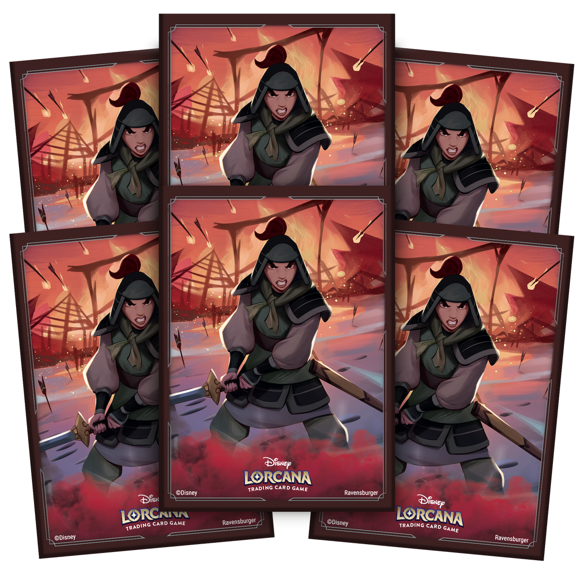 Disney Lorcana TCG: Card Sleeves - Mulan, Soldier in Training