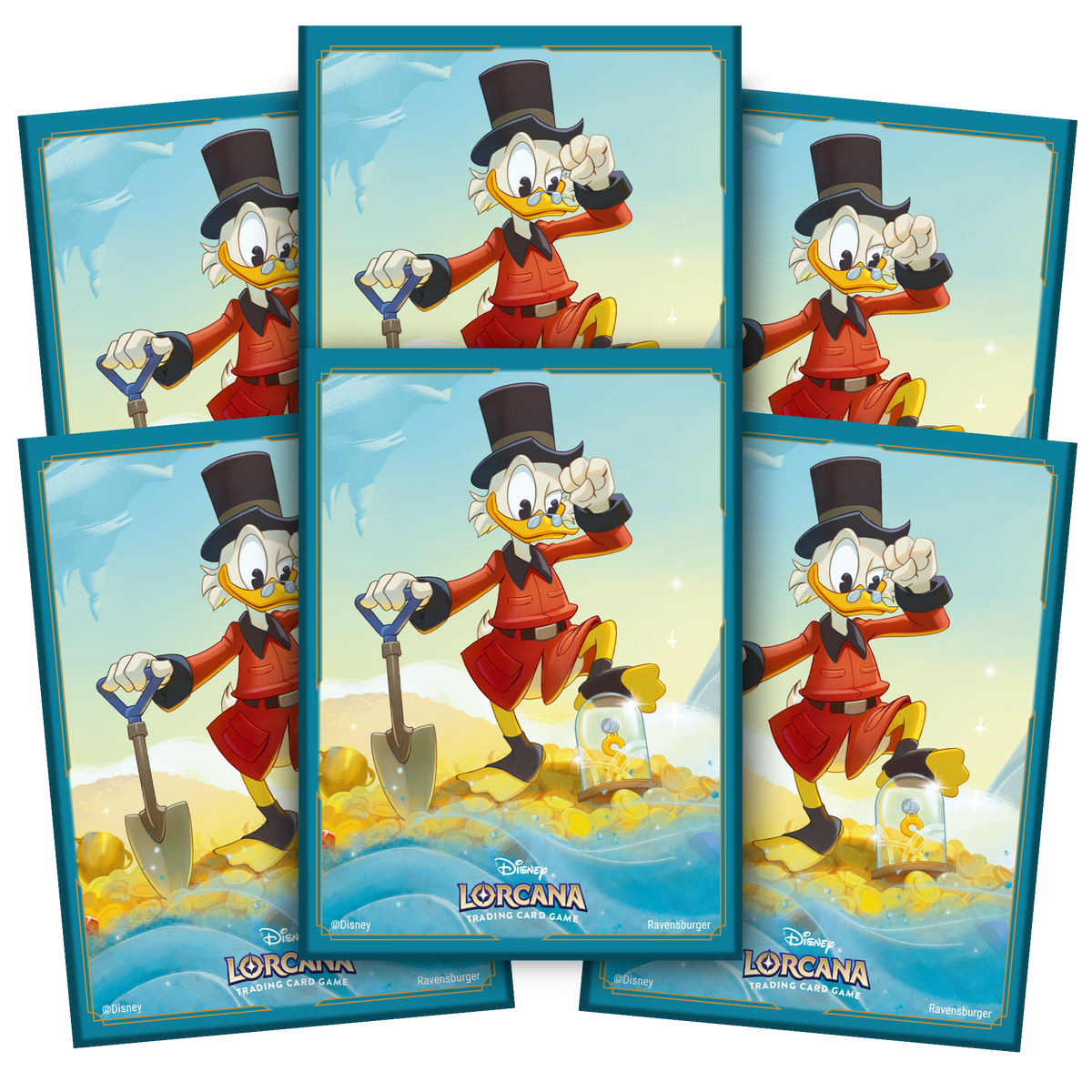 Disney Lorcana TCG: Card Sleeves - Scrooge McDuck, Richest Duck in the World