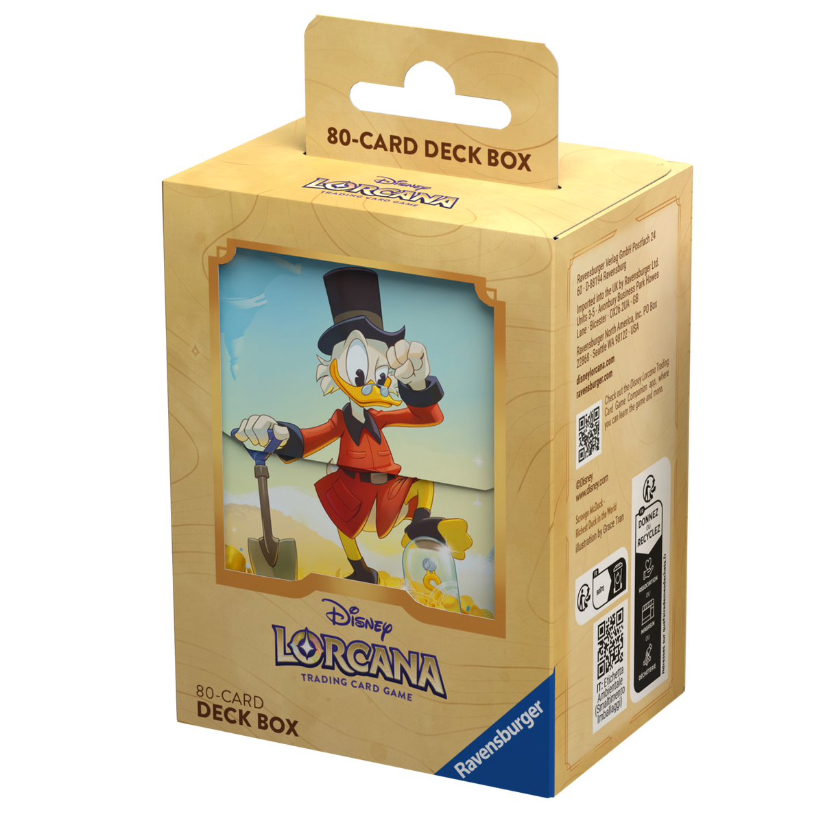 Disney Lorcana TCG: Deck Box - Scrooge McDuck, Richest Duck in the World