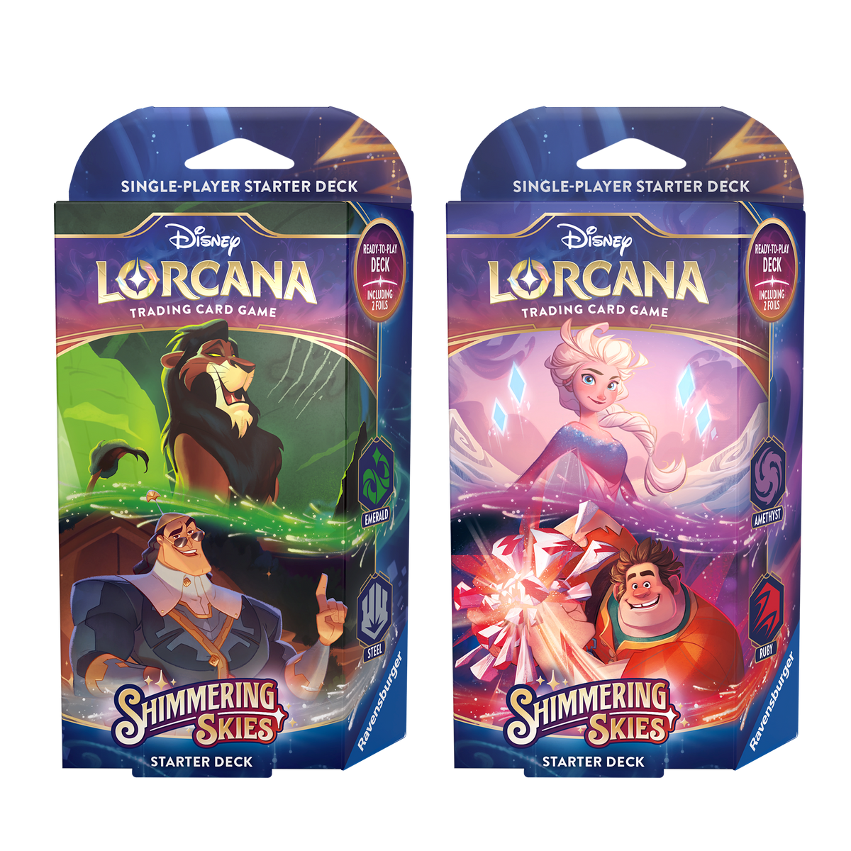 Disney Lorcana TCG: Shimmering Skies - Starter Deck Combo