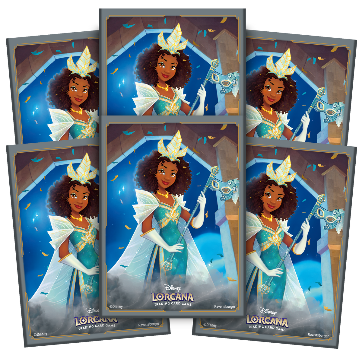 Disney Lorcana TCG: Card Sleeves - Tiana, Celebrating Princess