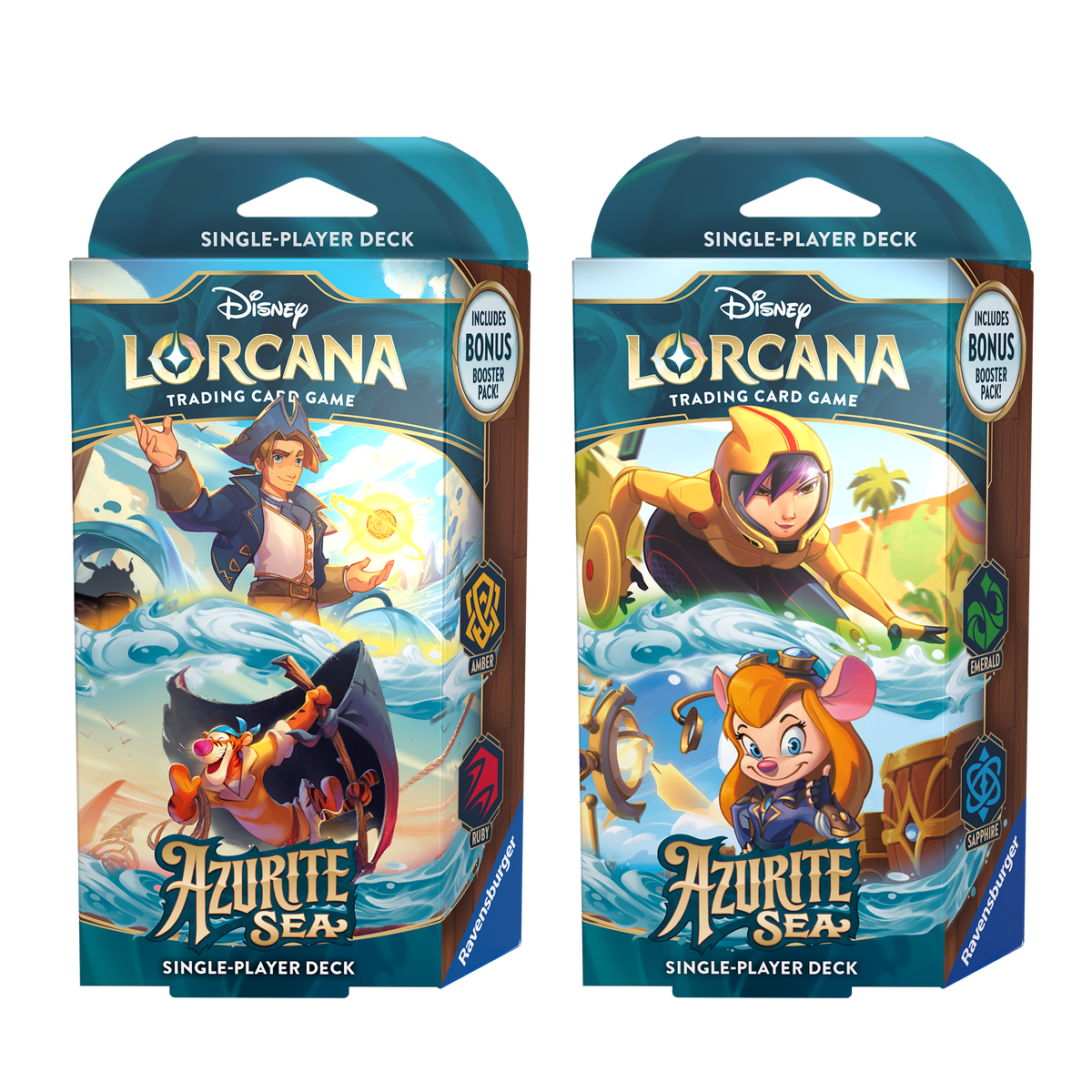 Disney Lorcana TCG: Azurite Sea - Starter Deck Combo