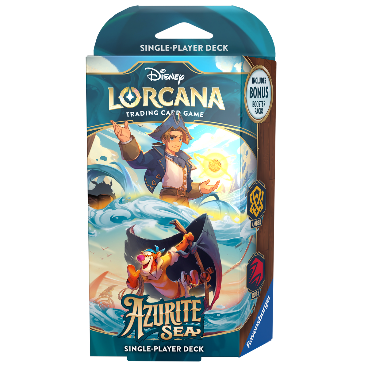 Disney Lorcana TCG: Azurite Sea - Starter Deck (Amber & Ruby)