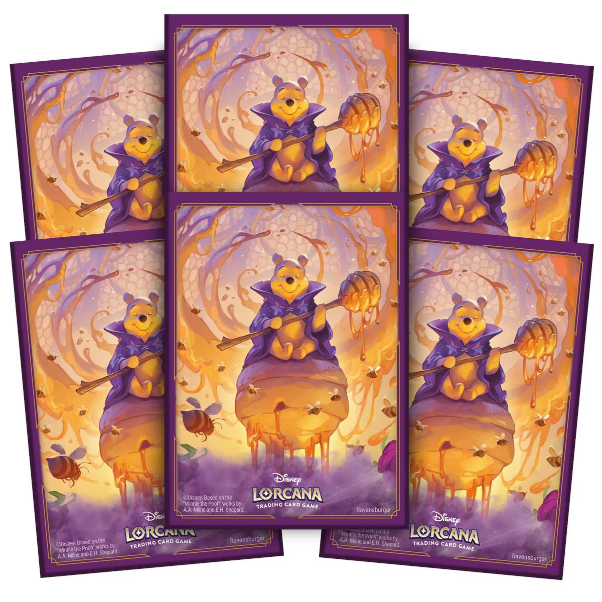 Disney Lorcana TCG: Card Sleeves - Winnie the Pooh, Hunny Wizard