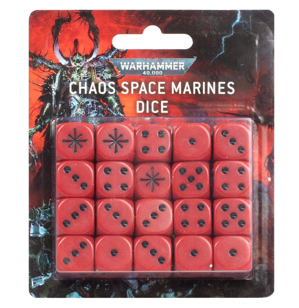 Chaos Space Marines Dice (Warhammer 40000)