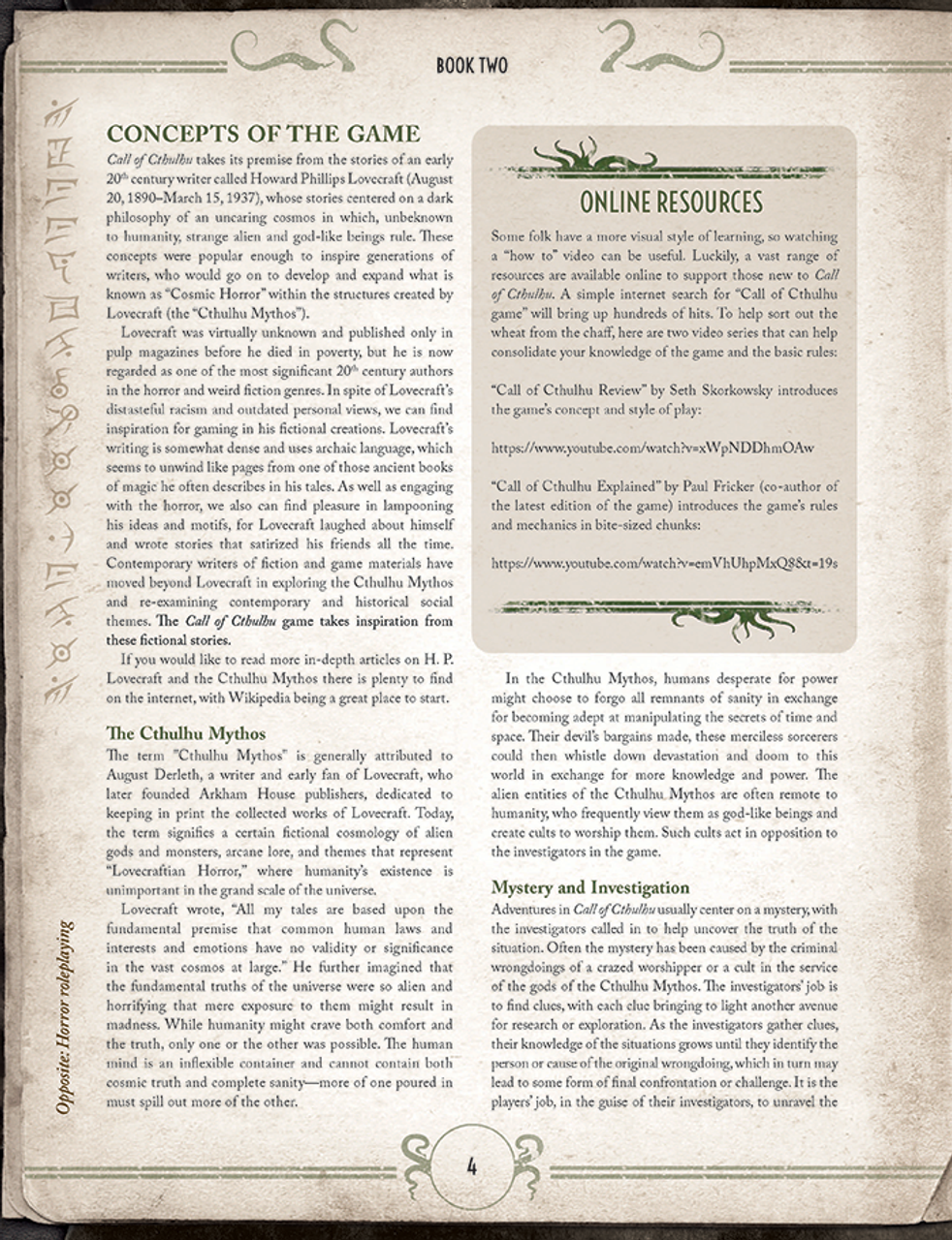 Call of Cthulhu: Starter Set