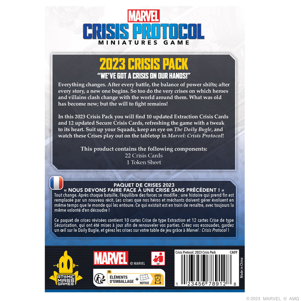 2023 Crisis Card Pack (Marvel Crisis Protocol)
