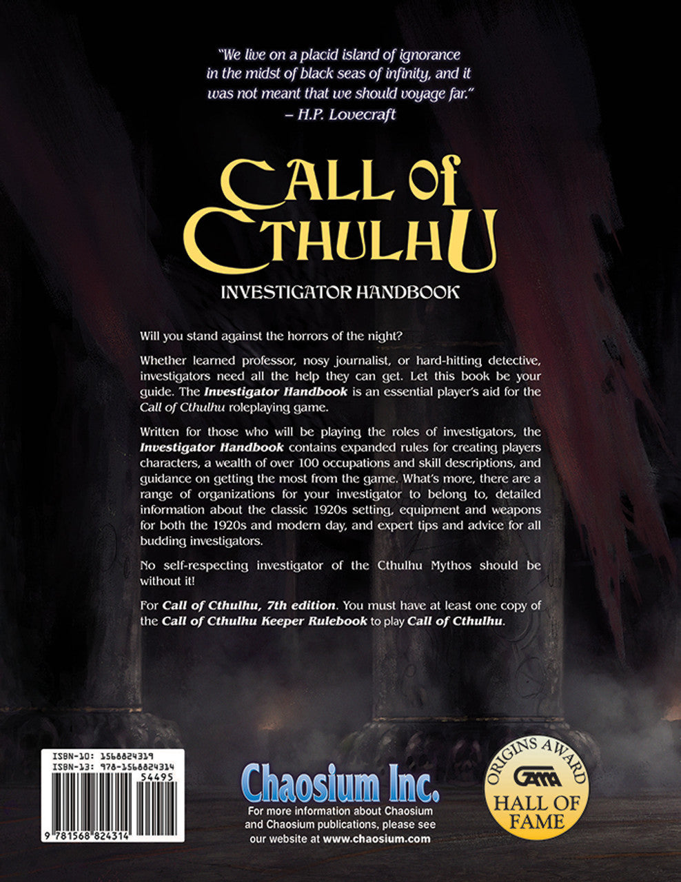 Call of Cthulhu: Investigator Handbook