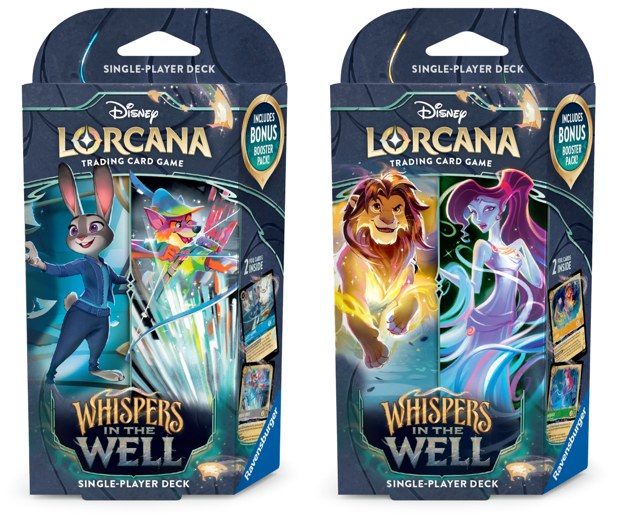 Disney Lorcana TCG: Whispers in the Well - Starter Deck Combo