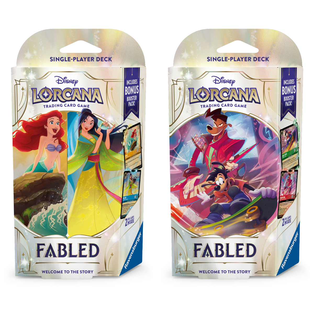 Disney Lorcana TCG: Fabled - Starter Deck Combo